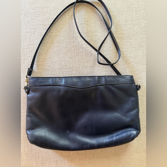 Vintage etienne aigner black leather purse - Picture 3 of 7